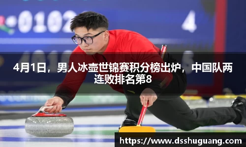 4月1日，男人冰壶世锦赛积分榜出炉，中国队两连败排名第8